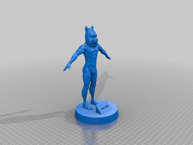poo piggle Kunst 3D print model - Mito3D