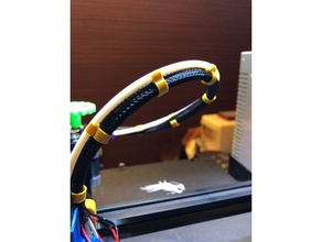 kablo klipsi 3d yazıcı parçalar creality cr-10 3 ender 3d print model - Mito3D