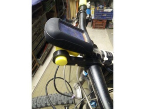 Fahrrad-LENKER-gps garmin dakota 20-remix sport im freien gps-mount mtb 3d print model - Mito3D