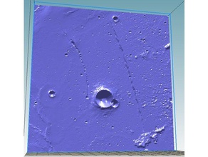 luna de pared recta hd la física astronomía caltech jpl moontrek nasa 3d print model - Mito3D