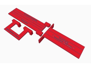 Terrasse Bau-tools terrassenbau hilfsmittel hand bohrlochschablone Bohrloch-Vorlage Wand-Abstandhalter 3d print model - Mito3D