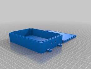 timer conselho caixa à prova d'água eletrônica personalizado 3d print model - Mito3D