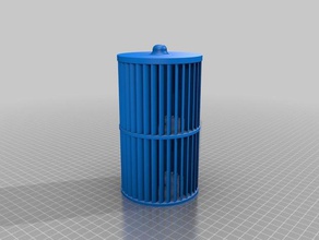 90mm replacement tower fan blade section household supplies 3d print model - Mito3D