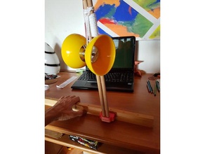 diabolo montieren sport im freien clip Schraube - Spielzeug Wand 3d print model - Mito3D
