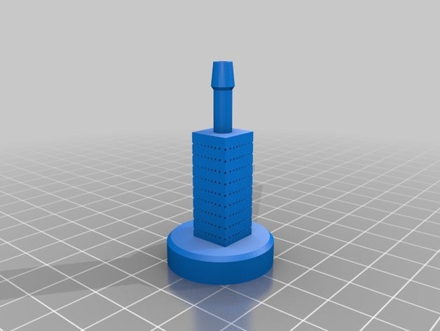 free-standing stone -w - biselado de la base biología 3D print model - Mito3D