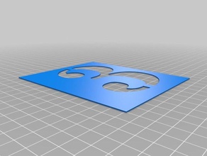 3 i segni loghi personalizzato 3d print model - Mito3D