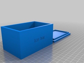 ice box 115x75x65mm les conteneurs personnalisé 3d print model - Mito3D