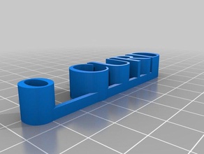 etiqueta de la cuajada las esculturas personalizado 3d print model - Mito3D