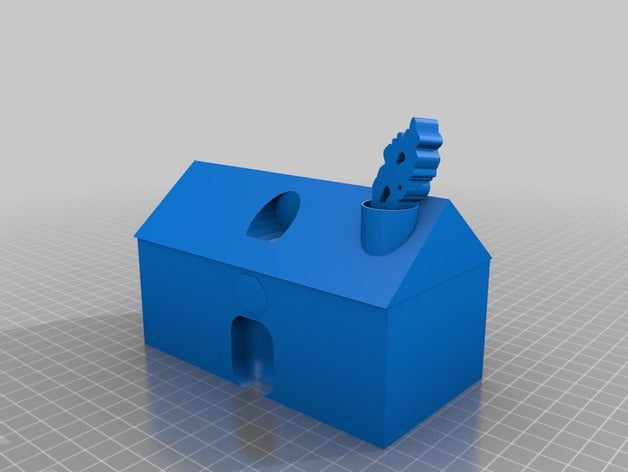 edu casa 3d impressão 3D print model - Mito3D