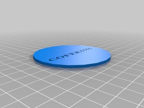 mommy's coffee plate 3d printing 3d print model - Mito3D