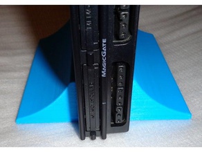 playstation 2 slim vertical stand video Spiele gameconsole playstation2 ps2 3d print model - Mito3D