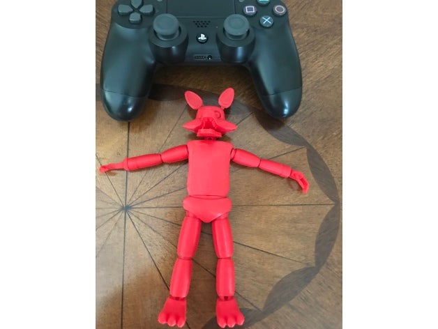 fnaf foxy model sculptures 3D print model - Mito3D