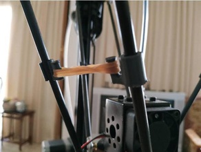 kossel delta doğrusal çubuk elastik bant klipleri 3d yazıcı aksesuarlar kanca tutucu 3d print model - Mito3D