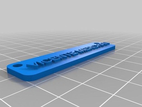 mon personnalisés nom intelligent tag des signes logos 3d print model - Mito3D