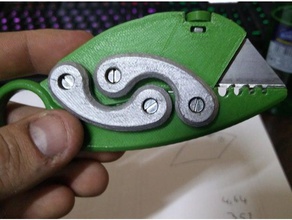 rétractable couteau outils de la lame porte-lame utilitaire 3d print model - Mito3D