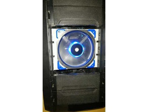 120mm destek ventilateur bilgisayar 3d print model - Mito3D