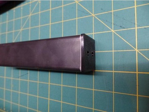 40x40 stahlprofilkappe profilo in acciaio cap hobby 3d print model - Mito3D