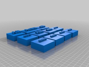 dihybrid cruz quadrado de punnett 3d impressão a montagem biologia educação genética manipuladora removível peças 3d print model - Mito3D