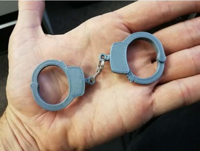 mini handcuffs props 3d print model - Mito3D