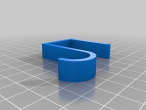 meine angepasste einfaches über-die-Lippen-Haken Organisation 3d print model - Mito3D