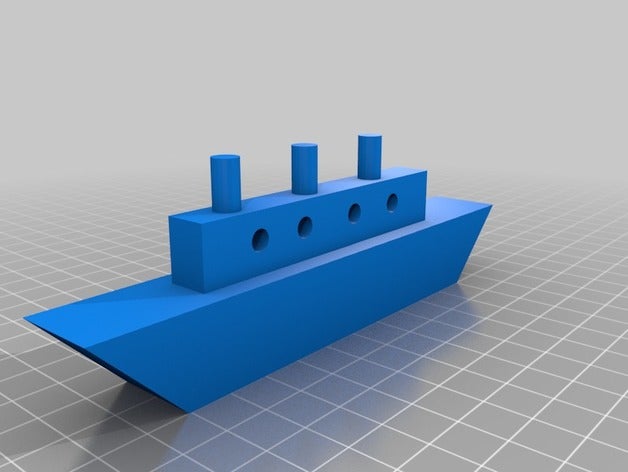 bateau cib 3d l'impression 3D print model - Mito3D