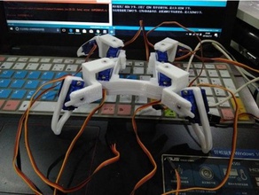 quardruped robot robotica 3d print model - Mito3D