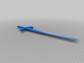 excalibur de juguete juego accesorios 3d print model - Mito3D