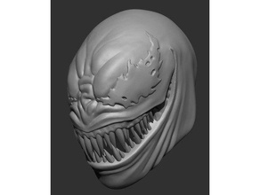 venom mask costume prop marvel comics 3d print model - Mito3D