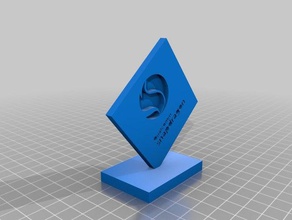 qualcomm snapdragon sculpture des signes logos 3d print model - Mito3D