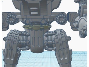 Taille extender warlord titan titanicus - Spielzeug Spiele 30k 40k 3d print model - Mito3D