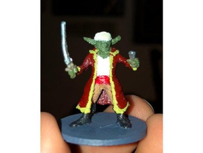 goblin pirate toys games captain dnd miniature 3d print model - Mito3D