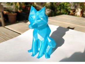 low poly fox animali 3d print model - Mito3D