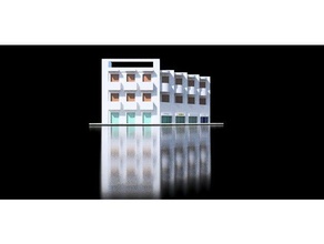 bauhaus-Architektur, recanati Haus Gebäude Strukturen israel 3d print model - Mito3D
