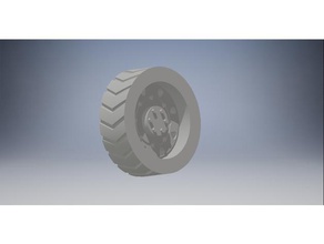 pneu de camion véhicules 3d print model - Mito3D