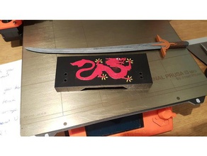 heron-markiert Schwert Halter Rad der Zeit Requisiten 3d print model - Mito3D