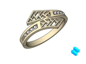 ring Diamanten Ringe ipad Schmuck shapr3d 3d print model - Mito3D