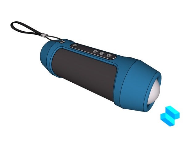 speaker gadgets ipad shapr3d 3D print model - Mito3D
