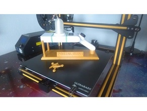 portal gun stand de exibição 3d impressão rick morty 3d print model - Mito3D