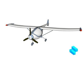 avión concepto vehículos la aeronave el ipad shapr3d 3d print model - Mito3D