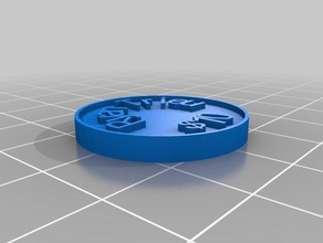 10 coins badges customized 3d print model - Mito3D
