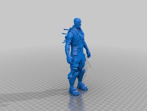 fortnite crânio trooper acessórios -novo- 3d impressão 3d print model - Mito3D