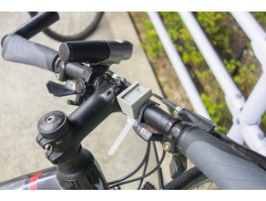 snap-fit de la manija barra base montaje deporte al aire libre bicicletas bicicleta snapfit 3d print model - Mito3D