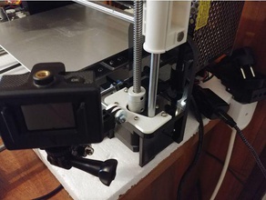 montagem gopro anet a8 3d a impressora os acessórios atualização octoprint câmara timelapse webcam de 3d print model - Mito3D