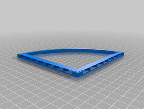 4x4 concava wyloch openlock triplex base di pietra giocattolo gioco accessori personalizzato 3d print model - Mito3D