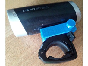 Fahrrad-Scheinwerfer-mount sigma lightster sport & im freien Fahrrad LENKER-Halterung Scheinwerfer 3d print model - Mito3D