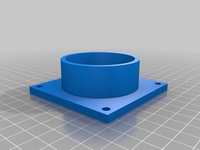recolección de polvo puerto 50mm ht la tubería diy 3d print model - Mito3D