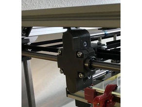 longa y-clamp cubeanet8 3d a impressora partes 8mm guia linear de esferas 3d print model - Mito3D