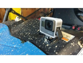 gopro hero 5 housing charging access camera mount 3d print model - Mito3D