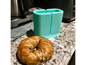 bagel slicer fusion360 files kitchen dining autodesk fusion 360 bagels cutter madewithfusion360 3d print model - Mito3D