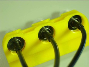 connecteur de cloison câbles l'électronique la gestion des sma type-n 3d print model - Mito3D